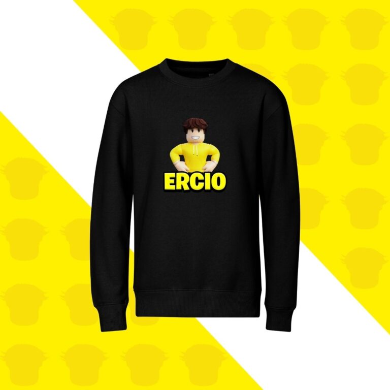Bluza bez kaptura z nadrukiem ERCIO