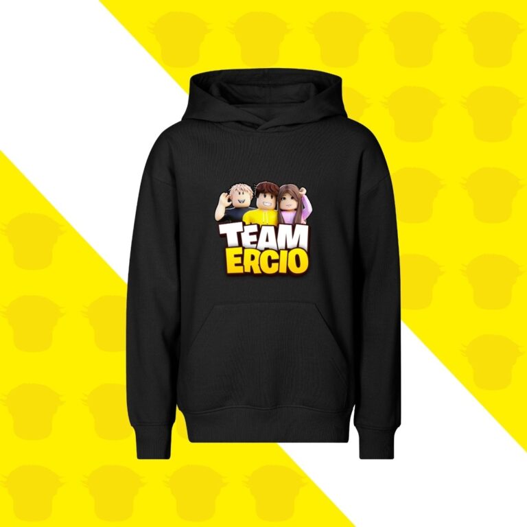 Bluza z kapturem i nadrukiem TEAM ERCIO