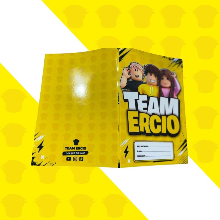 Zeszyt w kratkę TEAM ERCIO, 32 kartki