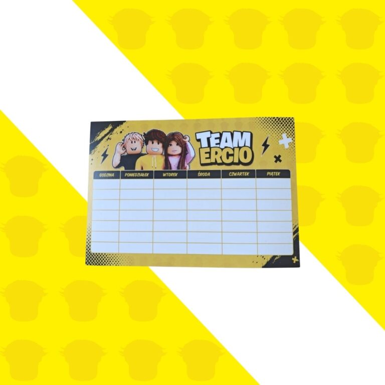 Plan lekcji TEAM ERCIO