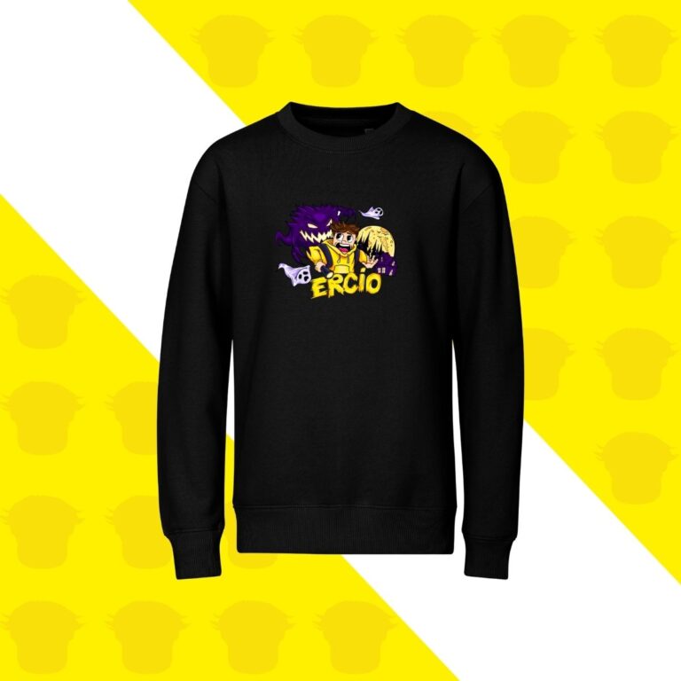 Bluza bez kaptura z nadrukiem MROCZNY ERCIO